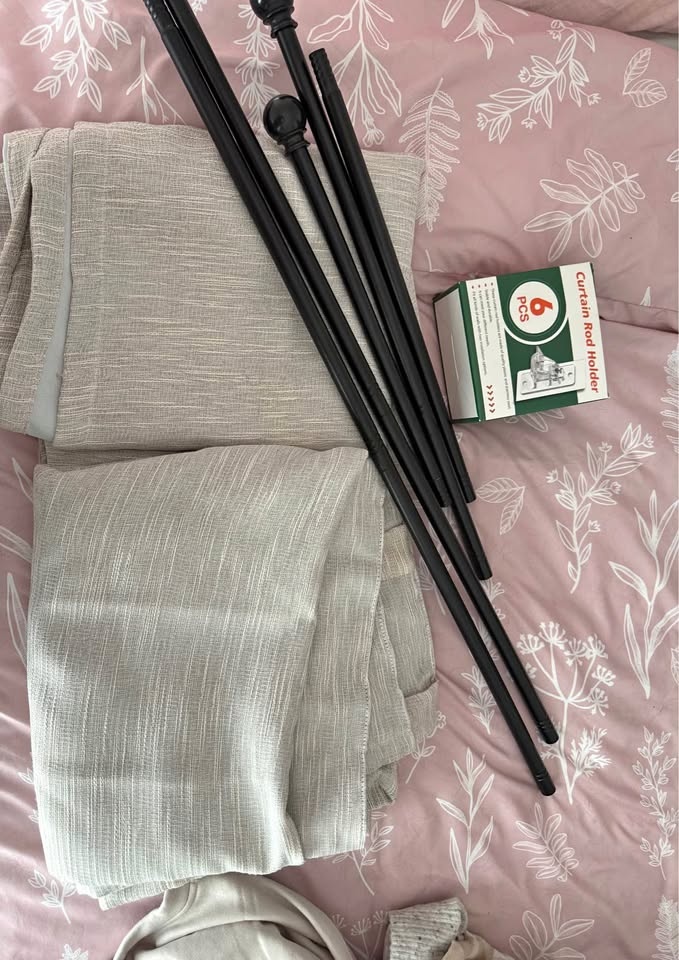 2 Target Blackout Curtain Panels with Rod