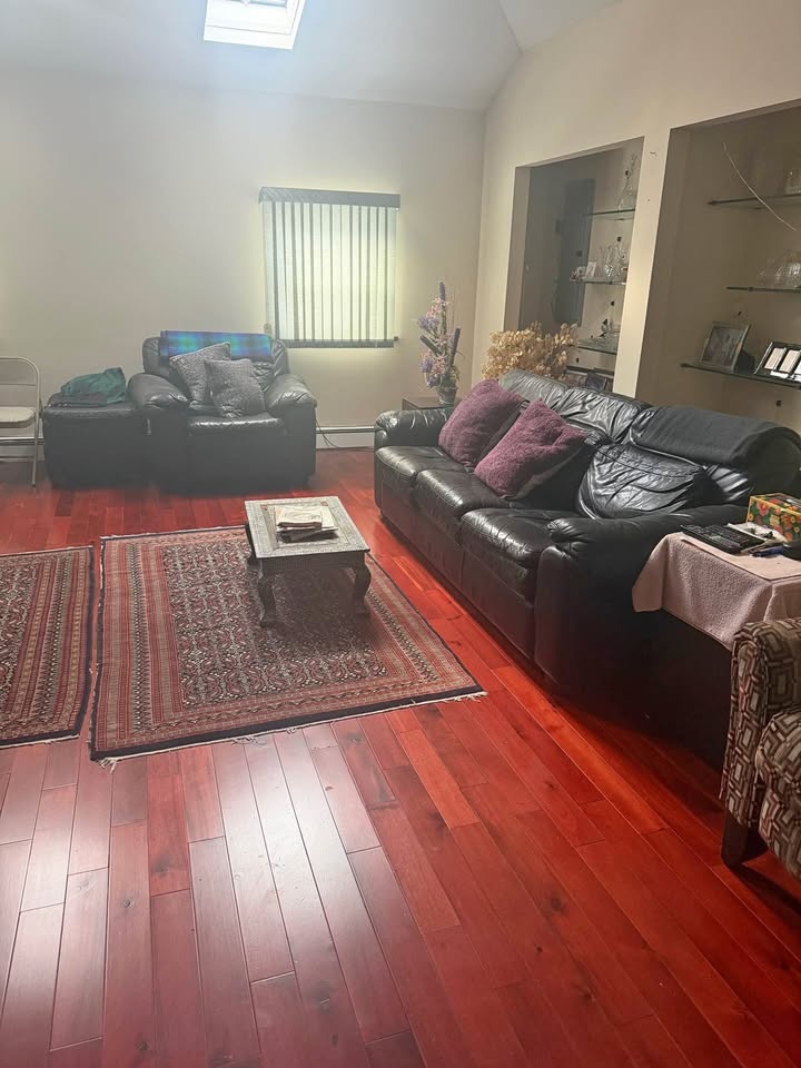 Black Leather Sofa and Armchair Set