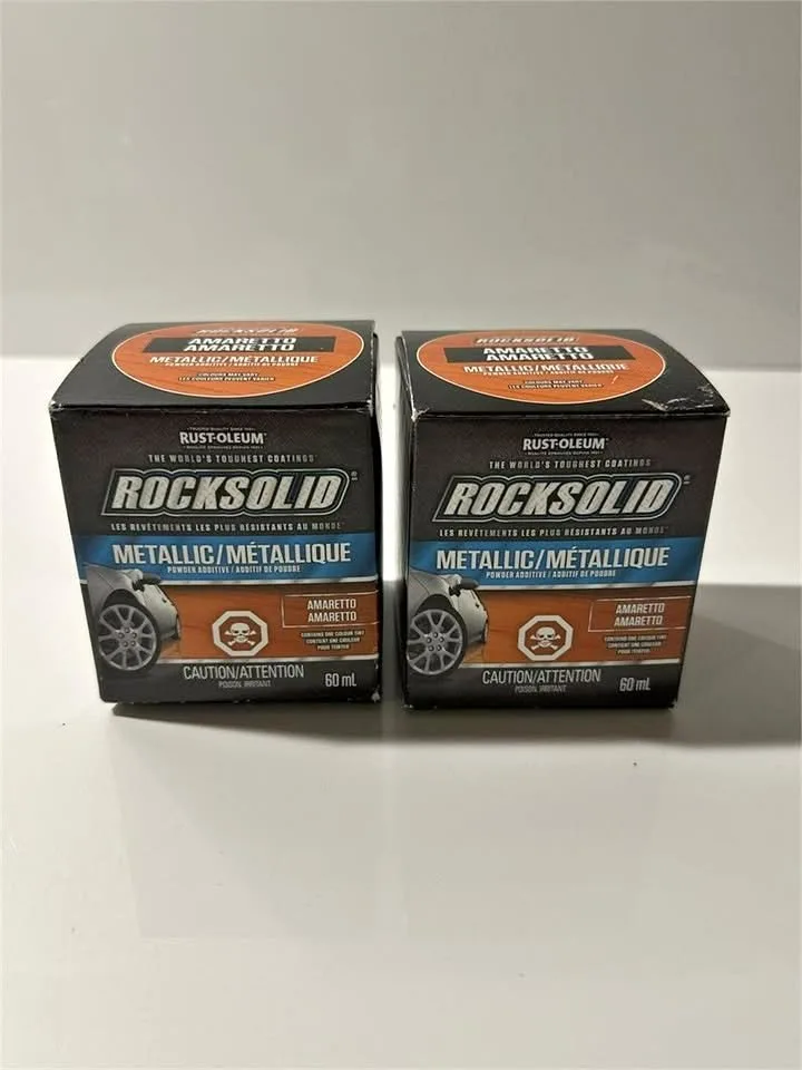 Rust-Oleum Rocksolid 60Ml Metallic Powder Coat (Set of 2) thumbnail