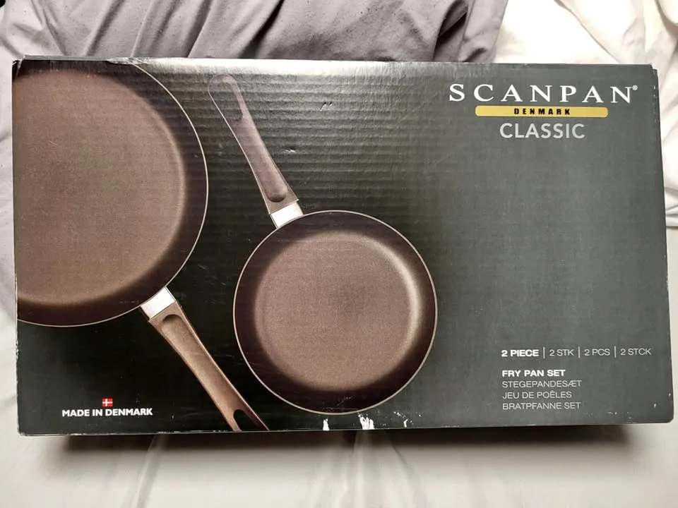 Scanpan Classic 2 Piece Fry Pan Set, Black thumbnail
