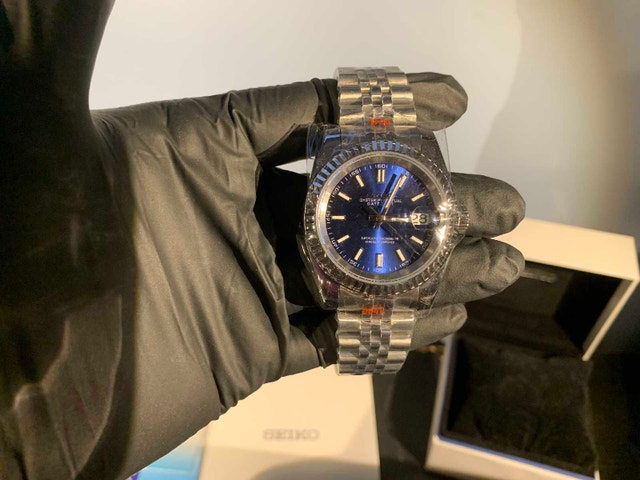 Seiko MOD Blue Datejust - photo 3