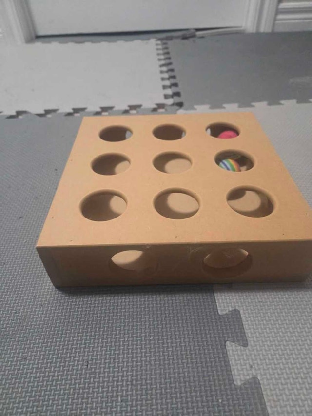 Interactive Wooden Cat Puzzle Toy - photo 2