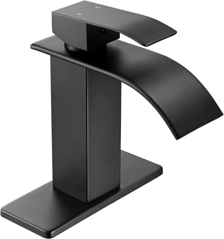 Black Bathroom Faucet Bathroom taps Bathroom Sink Faucet thumbnail