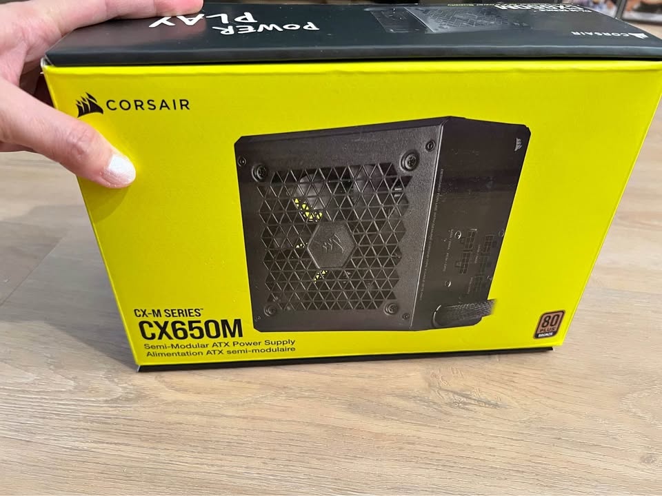 Corsair CX650M 650W 80+ Bronze Semi-Modular PSU (New)