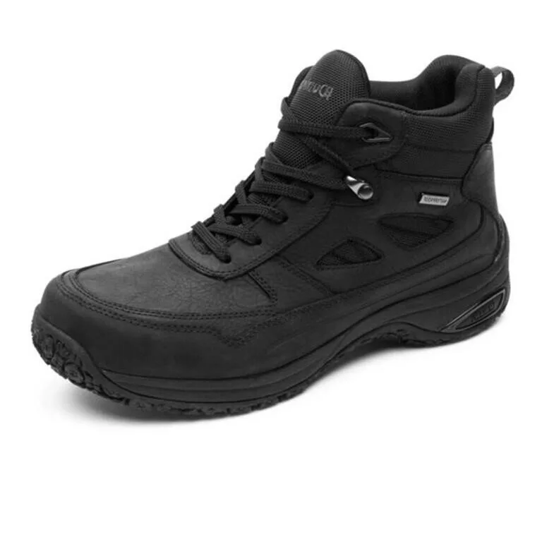 new Dunham mens Cloud Plus Boots Black Leather, 14 X-Wide image indicator(2)