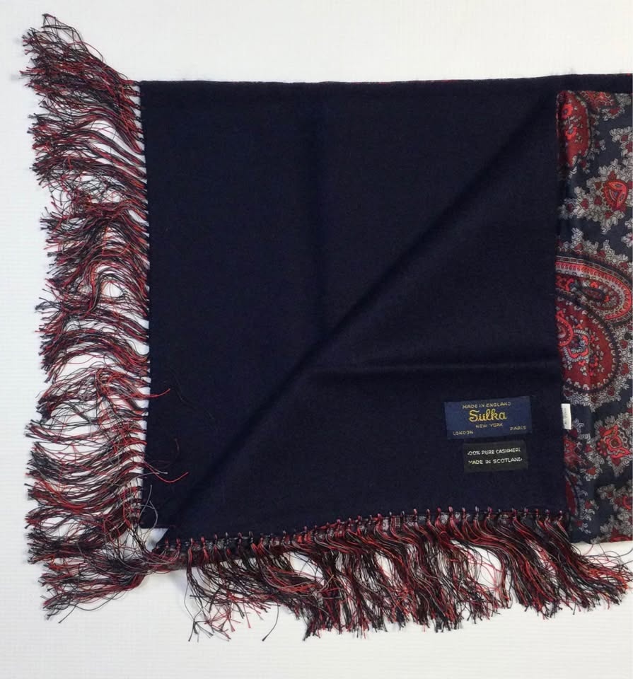 Vintage Sulka Cashmere/Silk Scarf - New - photo 2