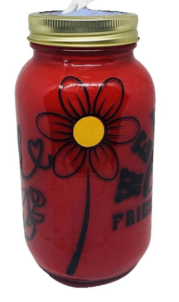 Handmade Painted Mason Jar Tissue Holder. Hey Y’All and Welcome - photo 2