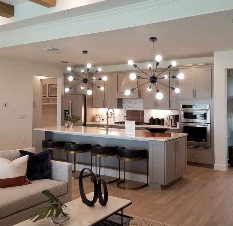 Modern Chandelier: Vintage Industrial Sputnik - photo 5