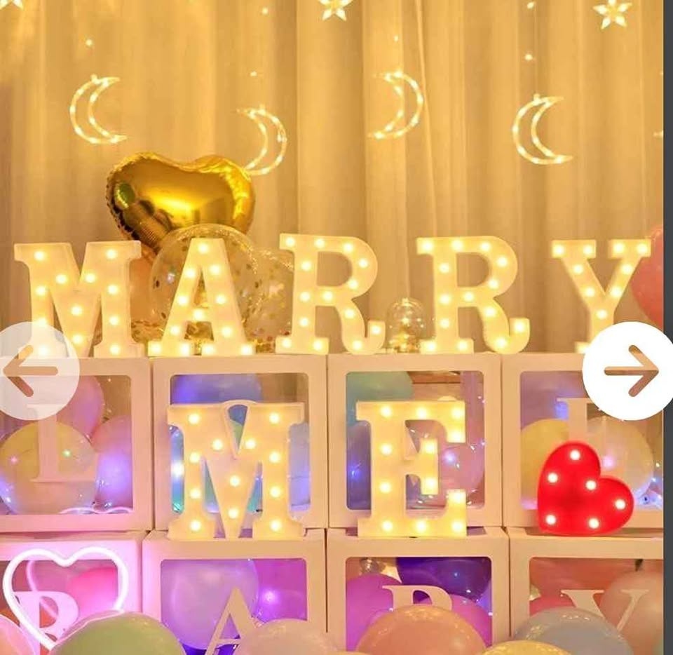 Marry Me Wedding Prop