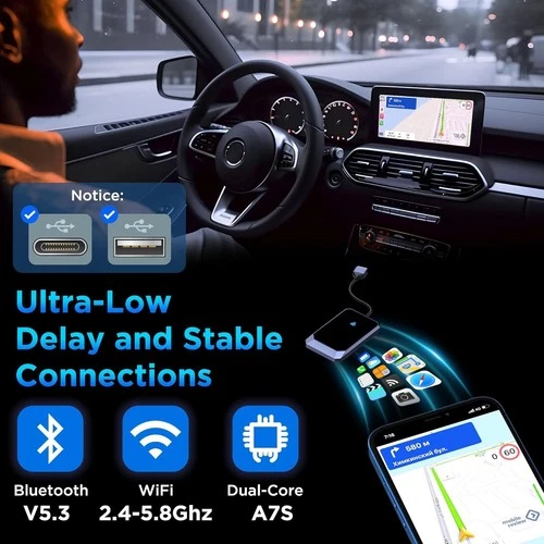 Wireless Android Auto Adapter for 2015+ Cars - photo 2