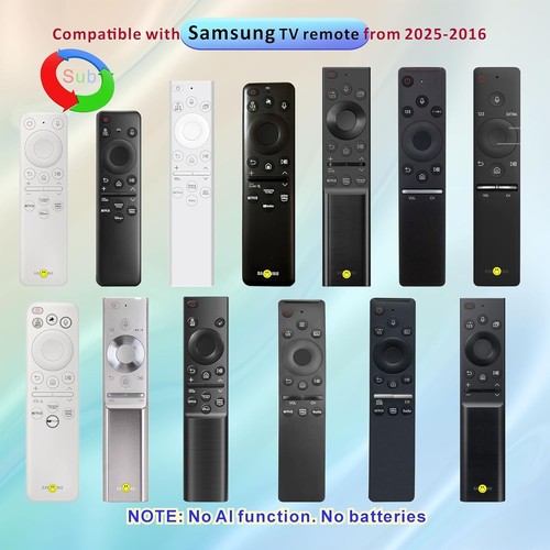 B BraiNice Replacement Remote For Samsung TV (2018-2025), Solarc - photo 4