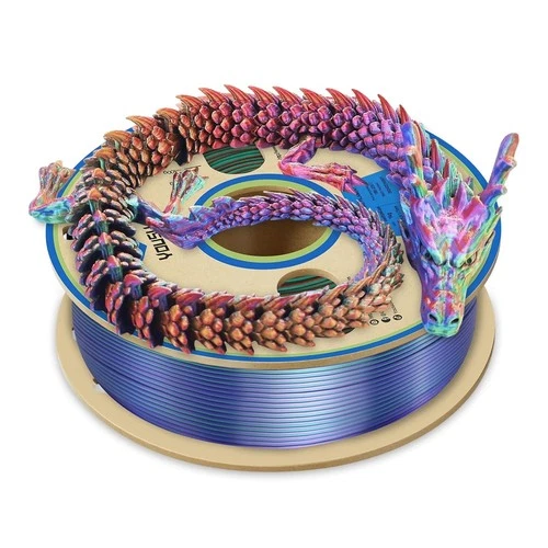 YOUSU Triple Color Silk PLA Filament 1.75mm Shiny 3D Printer