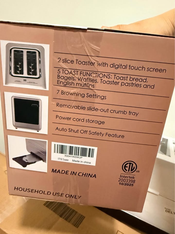 DEAR MORNING 2-Slice Digital Toaster - photo 5