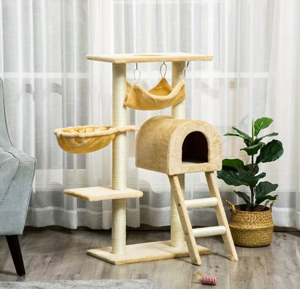 BNIB PawHut Cat Tree Condo 38.5" Tall Multi-Level