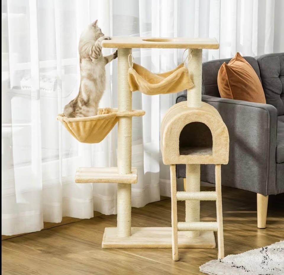 BNIB PawHut Cat Tree Condo 38.5" Tall Multi-Level - photo 2