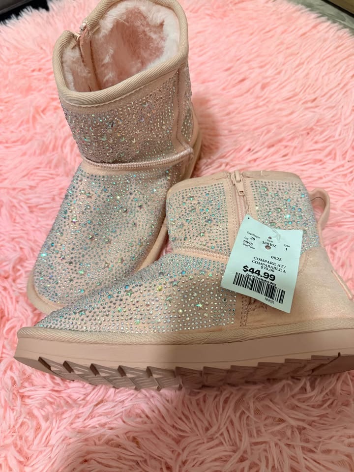 New Pink Boots Size 4🌸 - photo 3