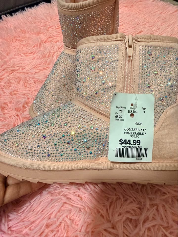 New Pink Boots Size 4🌸 - photo 5