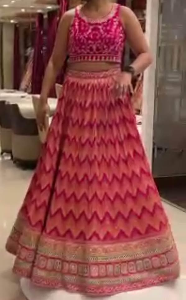 Beautiful New Organza Lehenga from Delhi