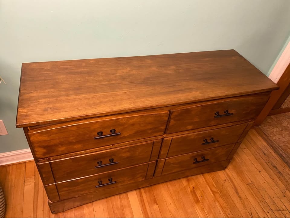 FREE DELIVERY: Long Maple Dresser $200 (HRM) - photo 4