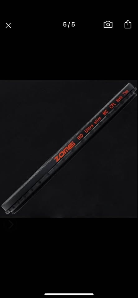 72mm Zomei Schott Glass CPL Filter - photo 4