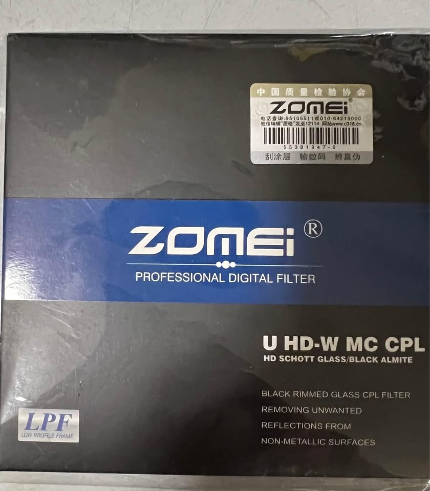72mm Zomei Schott Glass CPL Filter - photo 5