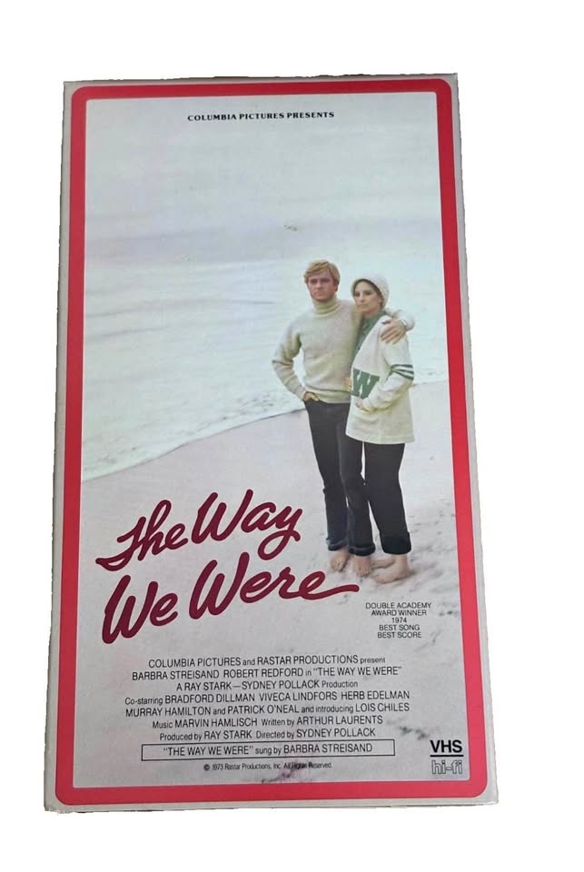 Vintage The Way We Were VHS - Columbia Pictures Red Border