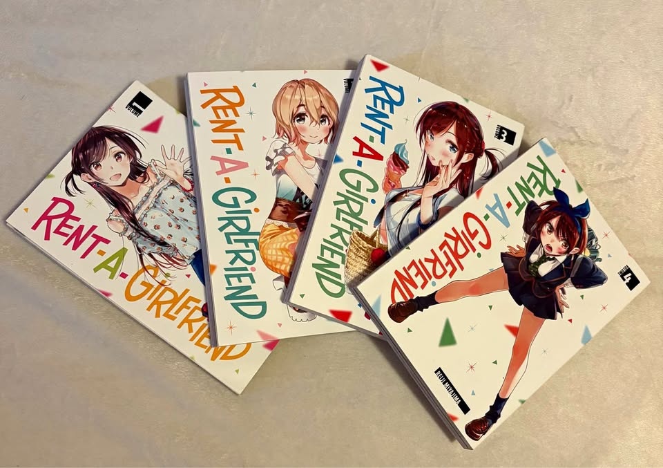 A Girlfriend Manga Anime Book Vol 1-4