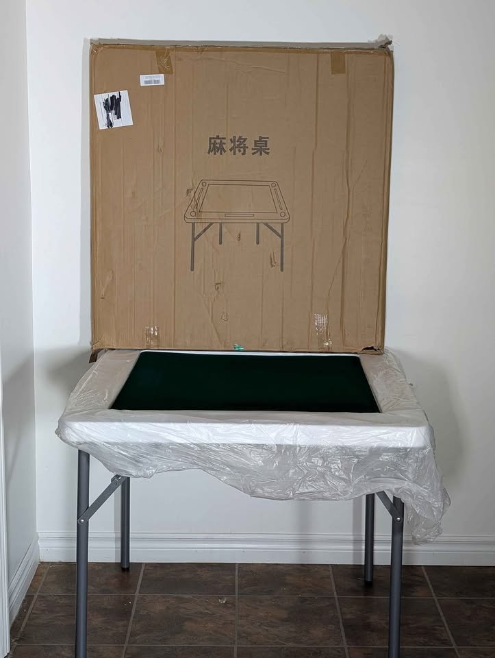 Mahjong Table, Folding 4-Player Card Game Table - photo 4