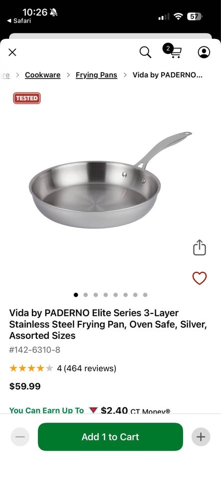Brand new Vida by PADERNO Elite Series 28cm Stainless Steel Clad - photo 3