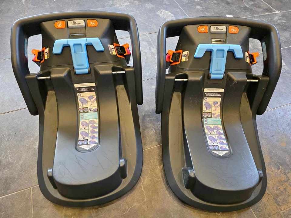 UPPAbaby Infant Car Seat Bases + JJ Cole Winter Covers (Set of 2