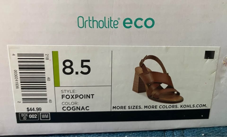 NIB Women’s Size 8.5 Brown Leather Strappy Sandals $25 - photo 4