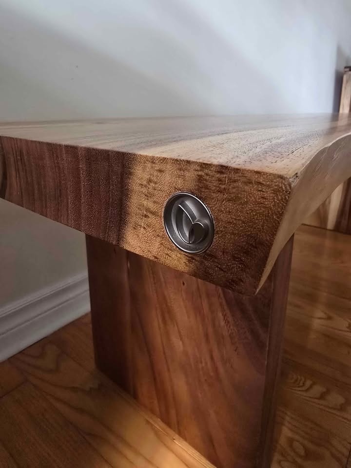 Rustic Live Edge Suar Wood Bench from Artemano - photo 5