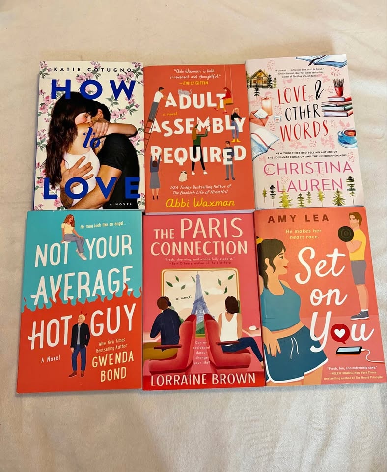 Assorted Romance Booktok Books - YA and Adult (enemies to lovers