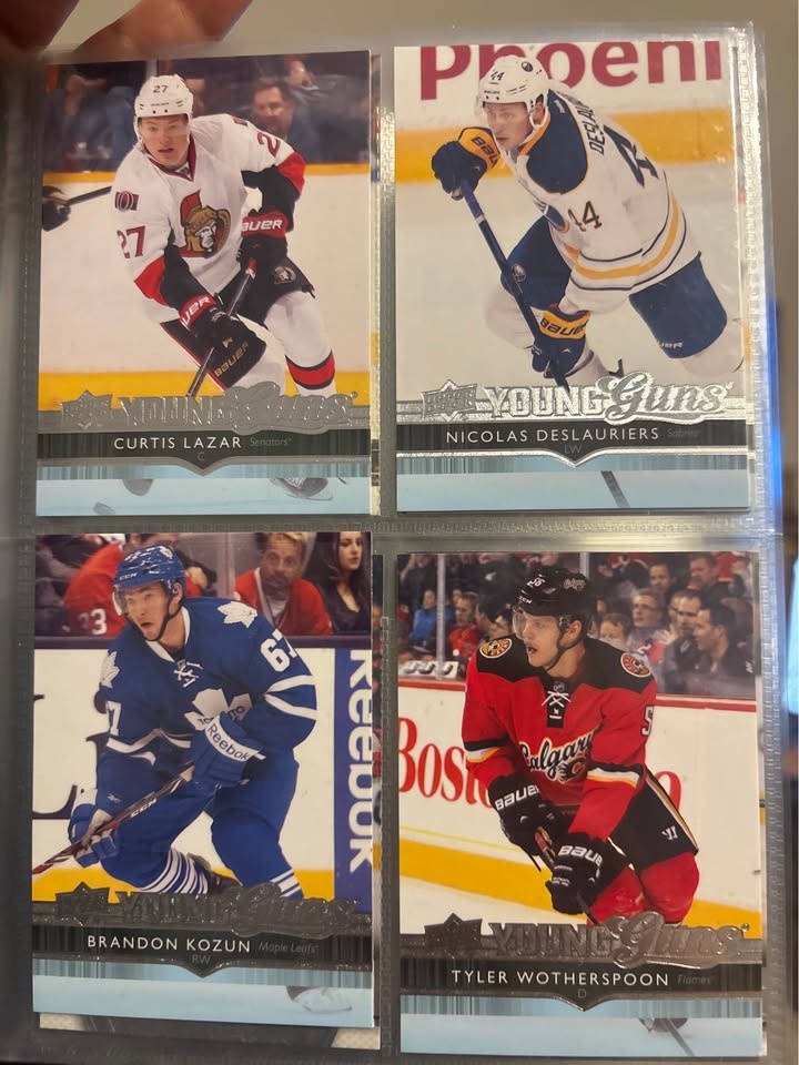 Young Guns Hockey Card Lot – Ehlers, UD Exclusives /100, Teravai - photo 2