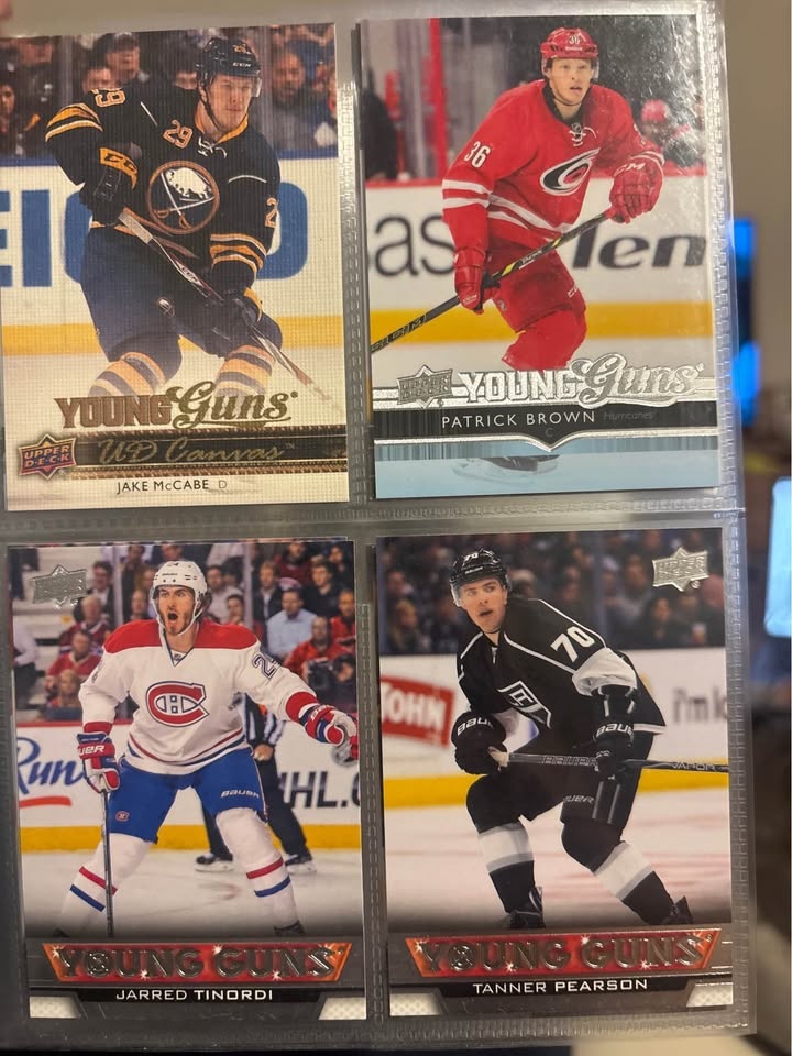 Young Guns Hockey Card Lot – Ehlers, UD Exclusives /100, Teravai - photo 3
