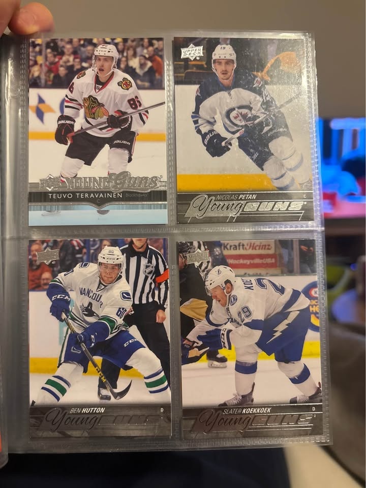 Young Guns Hockey Card Lot – Ehlers, UD Exclusives /100, Teravai - photo 4