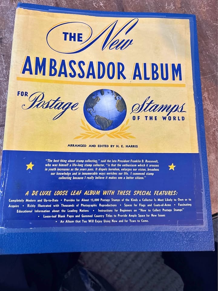 Stamp Collection in Ambassador Album – Mostly Canada & USA