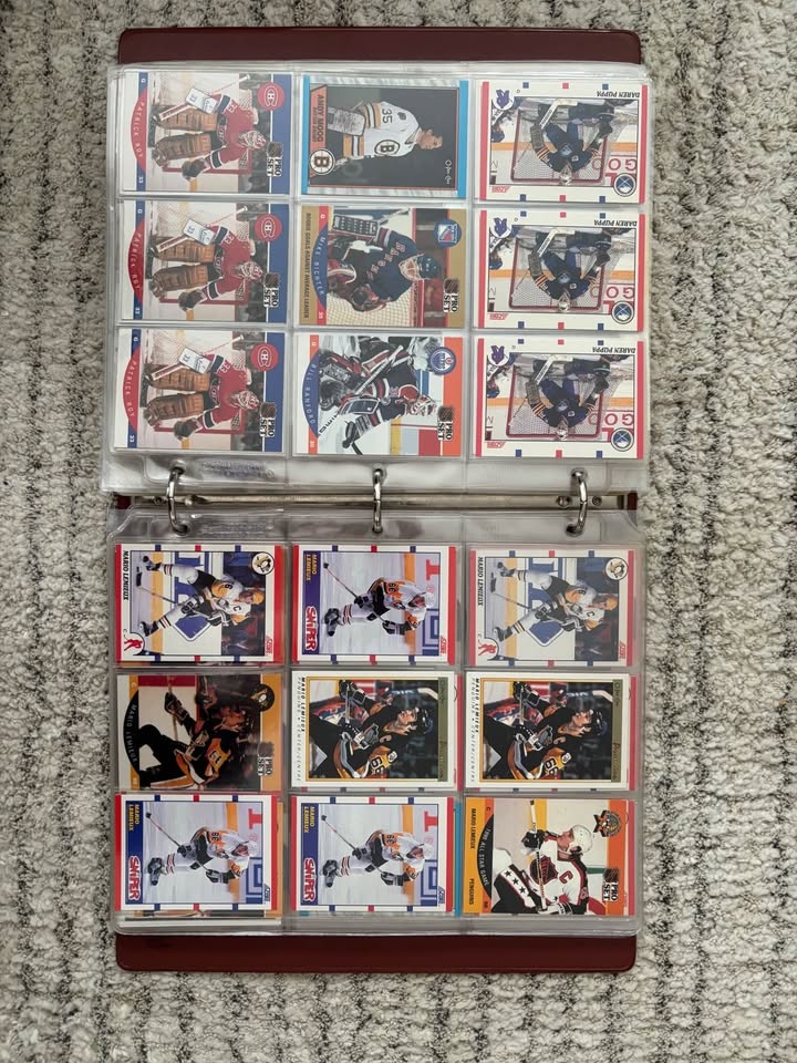 Vintage Hockey Card Binder - Gretzky, Crosby, Lemieux, Roy + Mor - photo 3