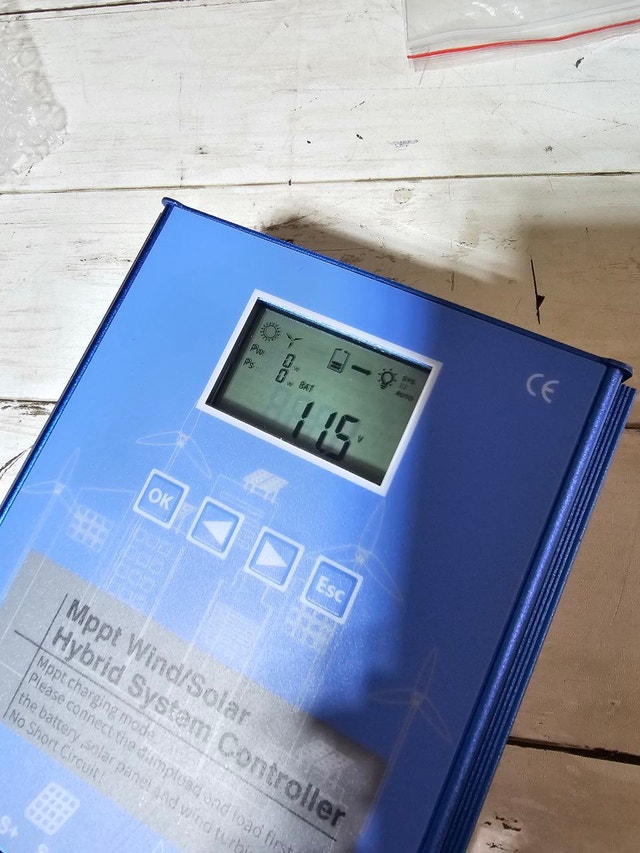 1600W Wind Solar Hybrid MPPT Charge Controller - photo 5