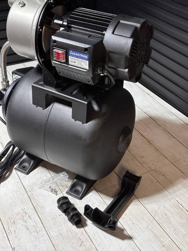 Aquastrong 1.6 HP Shallow Well Pump w/ Pressure Tank - photo 2
