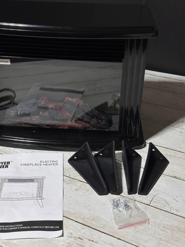 DONYER POWER Mini Electric Fireplace Tabletop Heater - photo 3