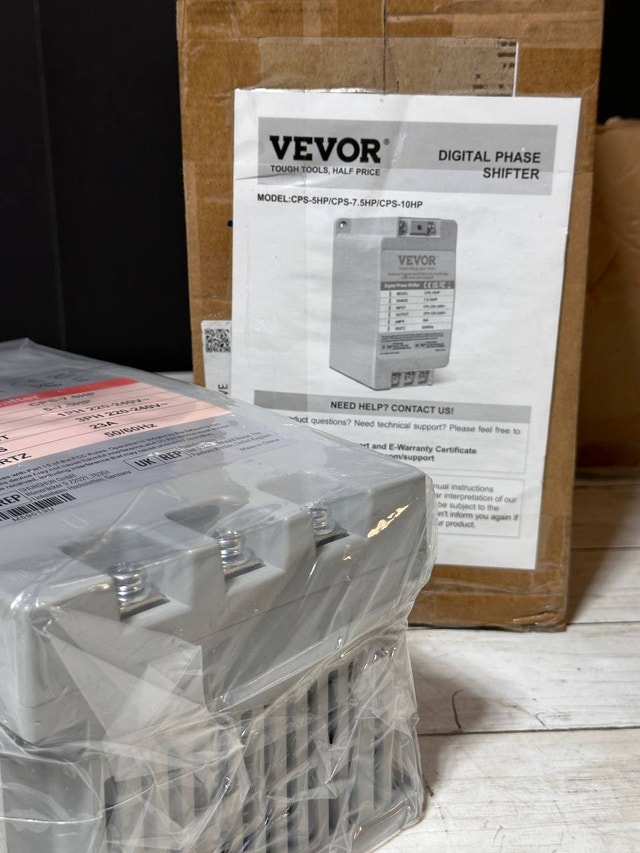 VEVOR 3 Phase Converter - 7.5HP 23A 220V Single to 3 Phase - photo 2