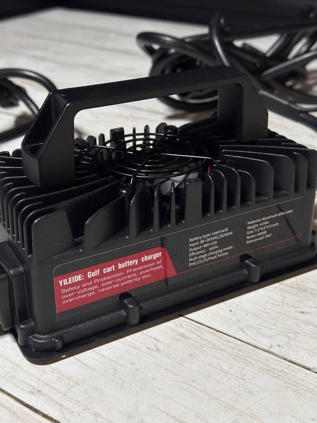 15 AMP Golf Cart Charger for 48V Yamaha G29 & Drive - photo 3