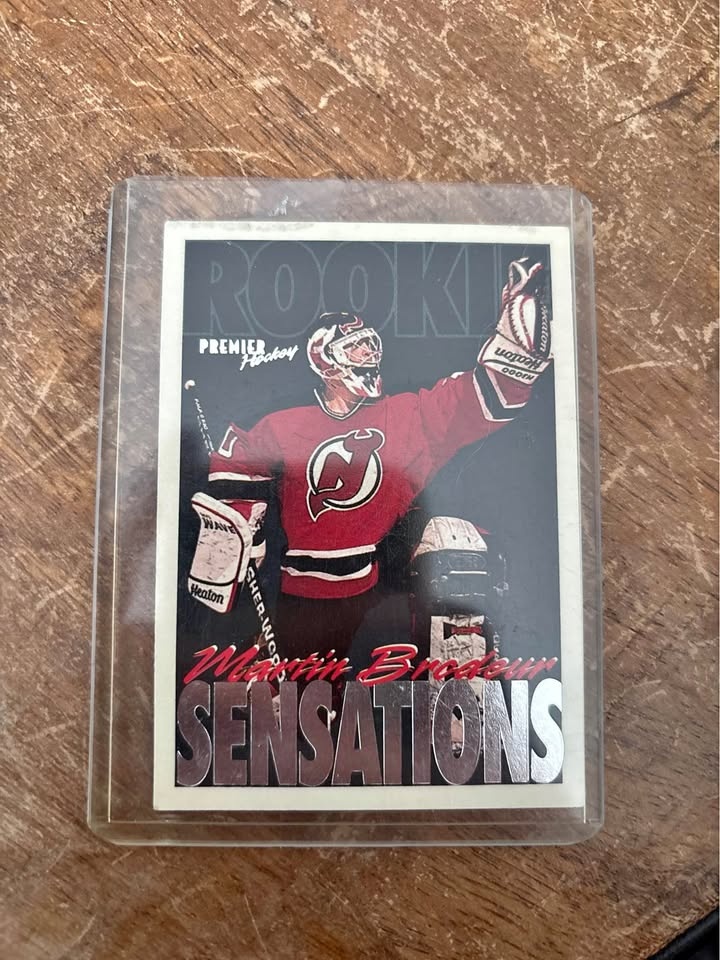 Martin Brodeur Rookie Sensations Card – 1994 Premier Hockey