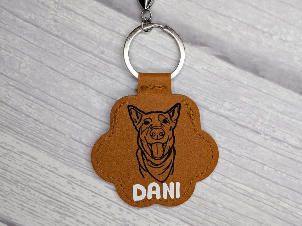 🐾 Custom Pet Photo Keychains 🐾