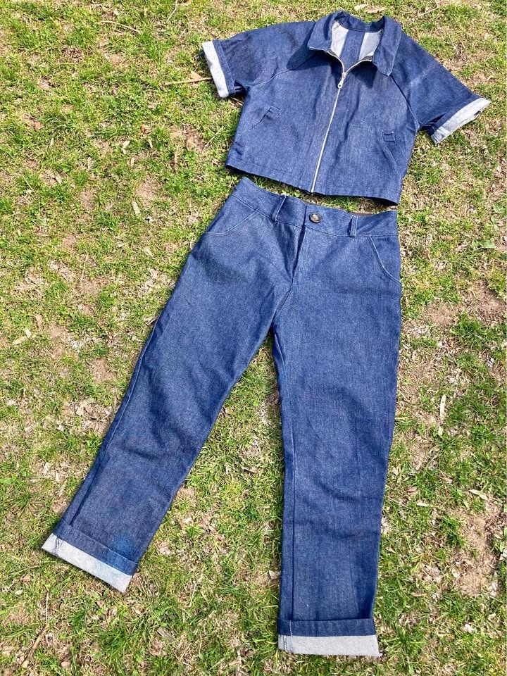 Vintage Handmade Denim Outfit - One of a Kind