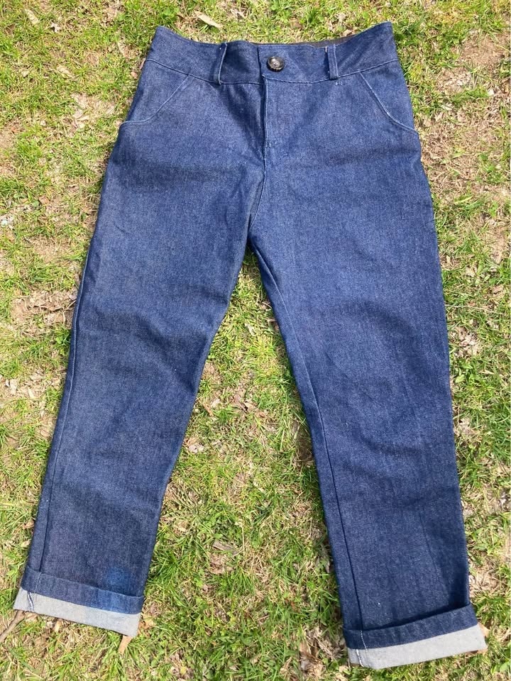 Vintage Handmade Denim Outfit - One of a Kind - photo 5