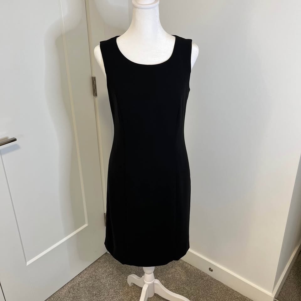 CLEO Petites Black Sleeveless Fitted Dress - Size 4 - photo 2