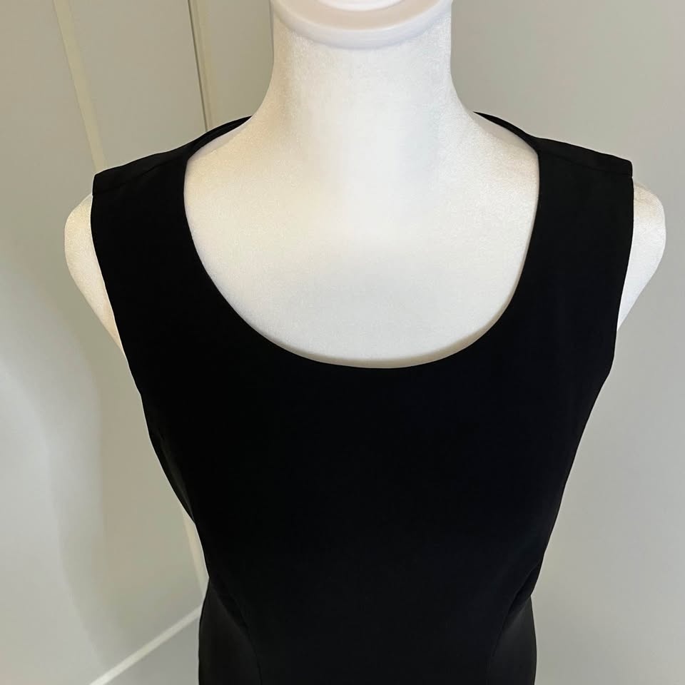 CLEO Petites Black Sleeveless Fitted Dress - Size 4 - photo 3