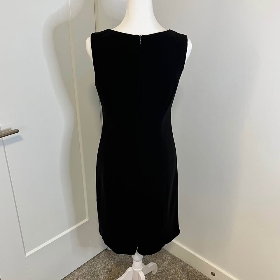CLEO Petites Black Sleeveless Fitted Dress - Size 4 - photo 4